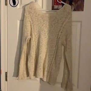 Open Back Lace Sweater